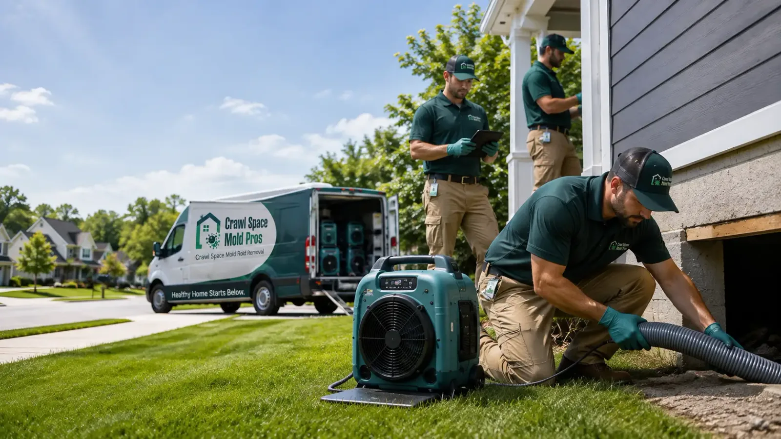 Crawl Space Mold Removal in Champlin, MN